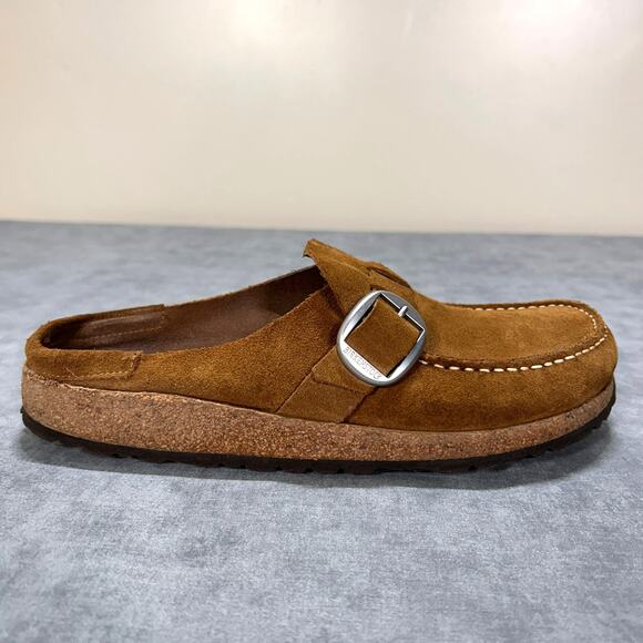 Birkenstock Shoes - Birkenstock Buckley Suede Leather Clogs Mules Mocha Brown EU 41 Womens 10